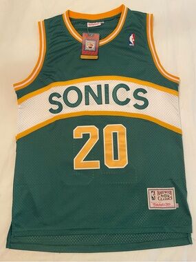 Seattle SuperSonics Gary Payton #20 Swingman Basketball Jersey Size XL